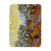 Vincent van Gogh - Olive Trees, Yellow Sky en Sun Magneet (Verticaal)