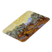 Vincent van Gogh - Olive Trees, Yellow Sky en Sun Magneet (Linkerzijde)