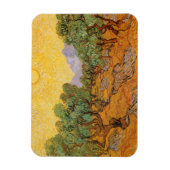 Vincent van Gogh - Olive Trees, Yellow Sky en Sun Magneet (Verticaal)