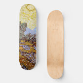 Vincent van Gogh - Olive Trees, Yellow Sky en Sun Persoonlijk Skateboard (Voorkant)