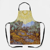 Vincent van Gogh - Olive Trees, Yellow Sky en Sun Schort (Voorkant)