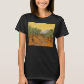 Vincent van Gogh - Olive Trees, Yellow Sky en Sun T-shirt (Voorkant)