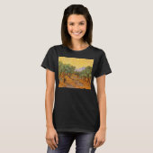 Vincent van Gogh - Olive Trees, Yellow Sky en Sun T-shirt (Voorkant volledig)