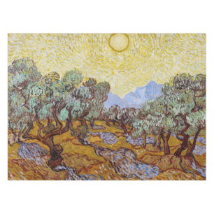 Vincent van Gogh - Olive Trees, Yellow Sky en Sun Tafelkleed