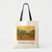 Vincent van Gogh - Olive Trees, Yellow Sky en Sun Tote Bag (Voorkant)