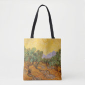 Vincent van Gogh - Olive Trees, Yellow Sky en Sun Tote Bag (Voorkant)
