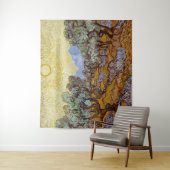 Vincent van Gogh - Olive Trees, Yellow Sky en Sun Wandkleed (In situ)
