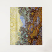 Vincent van Gogh - Olive Trees, Yellow Sky en Sun Wandkleed (Voorkant)