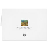 Vincent van Gogh - Omheind tarweveld als boer (Achterkant Horizontaal)