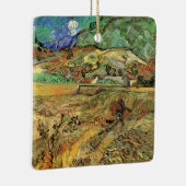 Vincent van Gogh - Omheind tarweveld als boer Keramisch Ornament (Rechts)