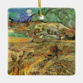 Vincent van Gogh - Omheind tarweveld als boer Keramisch Ornament (Voorkant)