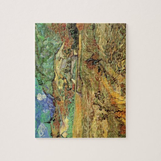 Vincent van Gogh - Omheind tarweveld als boer Legpuzzel (Verticaal)