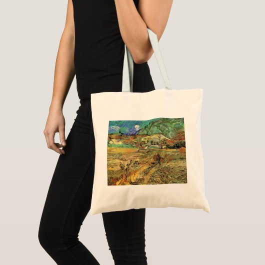 Vincent van Gogh - Omheind tarweveld als boer Tote Bag (Voorkant (product))