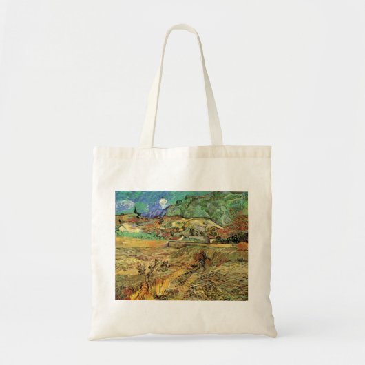Vincent van Gogh - Omheind tarweveld als boer Tote Bag (Voorkant)