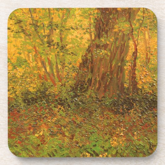 Vincent van Gogh - Ondergroei Bier Onderzetter (Voorkant)