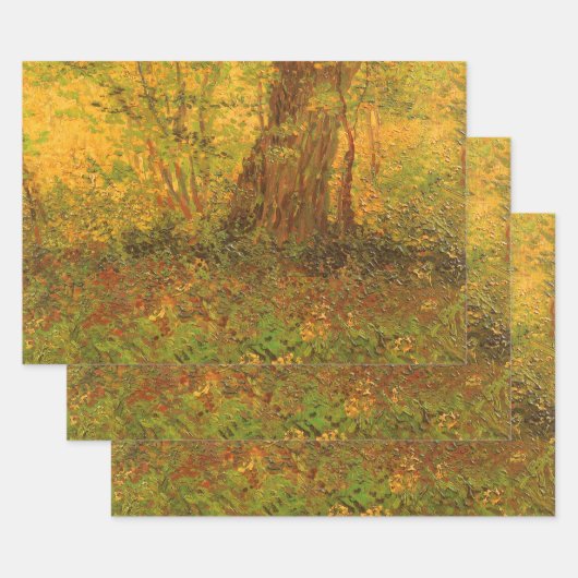 Vincent van Gogh - Ondergroei Inpakpapier Vel (Set)