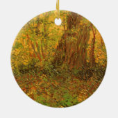 Vincent van Gogh - Ondergroei Keramisch Ornament (Achterkant)