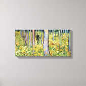 Vincent van Gogh - ondergroei met twee cijfers Canvas Afdruk (Voorkant)