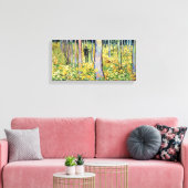 Vincent van Gogh - ondergroei met twee cijfers Canvas Afdruk (Insitu (Woonkamer))