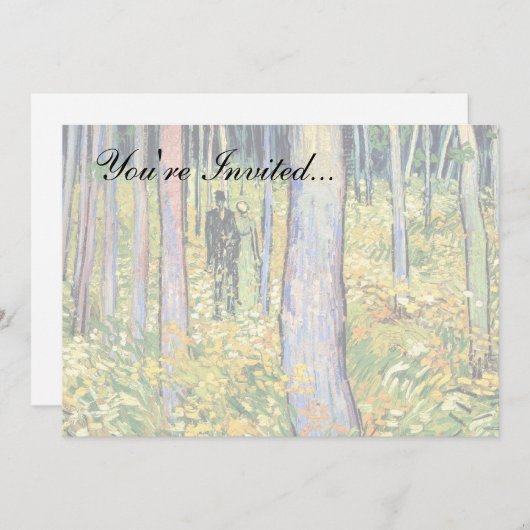 Vincent van Gogh - ondergroei met twee cijfers Kaart (Voorkant / Achterkant)