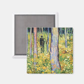 Vincent van Gogh - ondergroei met twee cijfers Magneet (Voorkant / Achterkant)