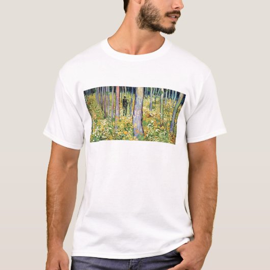 Vincent van Gogh - ondergroei met twee cijfers T-shirt (Voorkant)