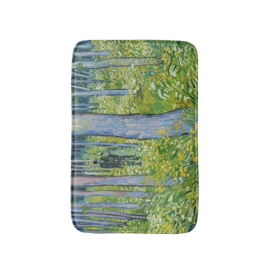 Vincent van Gogh - Ondergroei met twee figuren Badmat (Voorkant Verticaal)