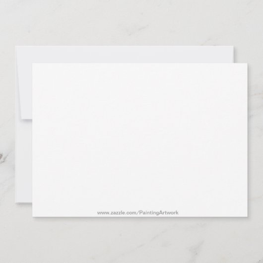 Vincent van Gogh - Ondergroei met twee figuren Bedankkaart (Achterkant)