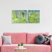 Vincent van Gogh - Ondergroei met twee figuren Canvas Afdruk (Insitu (Woonkamer))