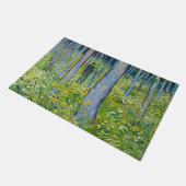 Vincent van Gogh - Ondergroei met twee figuren Deurmat (Schuin)