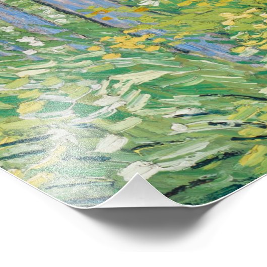 Vincent van Gogh - Ondergroei met twee figuren Foto Afdruk (Hoek)