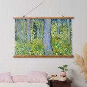 Vincent van Gogh - Ondergroei met twee figuren Hangend Wandkleed (Slaapkamer)