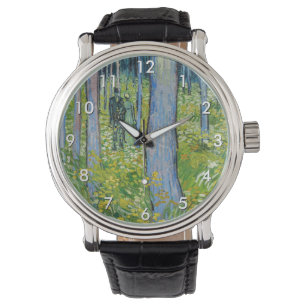 Vincent van Gogh - Ondergroei met twee figuren Horloge