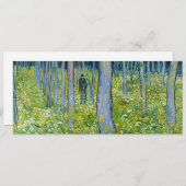 Vincent van Gogh - Ondergroei met twee figuren Kaart (Voorkant / Achterkant)