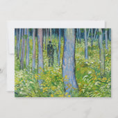 Vincent van Gogh - Ondergroei met twee figuren Kaart (Voorkant)