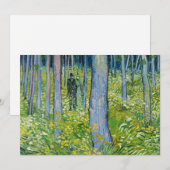 Vincent van Gogh - Ondergroei met twee figuren Kaart (Voorkant / Achterkant)