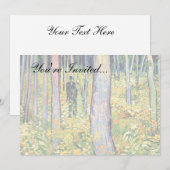 Vincent Van Gogh - Ondergroei met twee figuren Kaart (Voorkant / Achterkant)