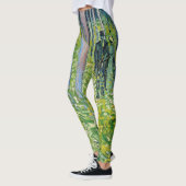 Vincent van Gogh - Ondergroei met twee figuren Leggings (Links)