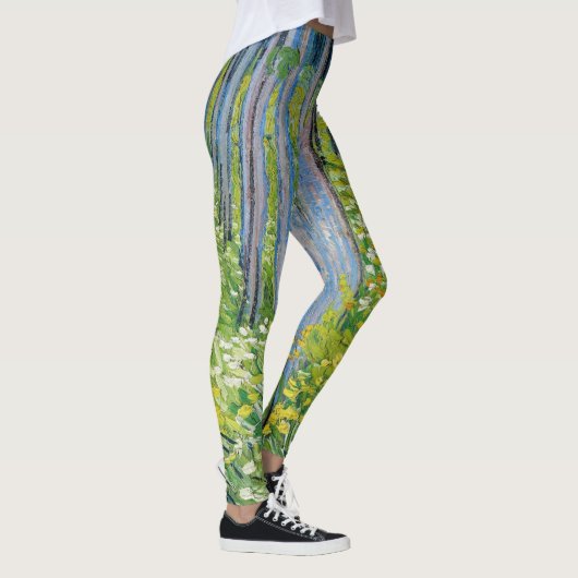 Vincent van Gogh - Ondergroei met twee figuren Leggings (Rechts)
