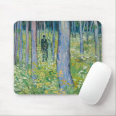 Vincent van Gogh - Ondergroei met twee figuren Muismat (Met muis)