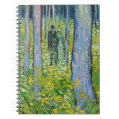 Vincent van Gogh - Ondergroei met twee figuren Notitieboek (Voorkant)