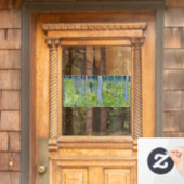 Vincent van Gogh - Ondergroei met twee figuren Raamsticker (Huis Deur)