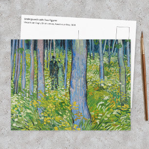 Vincent van Gogh - Ondergroei met Twee Personen Briefkaart