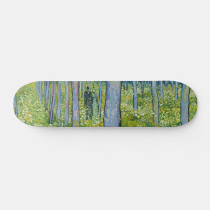 Vincent van Gogh - Ondergroei met Twee Personen Persoonlijk Skateboard