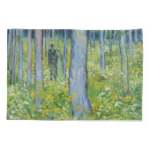 Vincent van Gogh - Ondergroeiing met twee figuren Kussensloop (Achterkant)