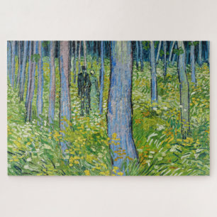 Vincent van Gogh - Ondergroeiing met twee figuren Legpuzzel