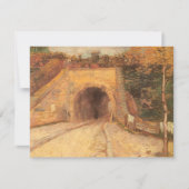 Vincent van Gogh - Onderweg, het viaduct (Voorkant)