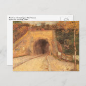 Vincent van Gogh - Onderweg, het viaduct Briefkaart (Voorkant / Achterkant)