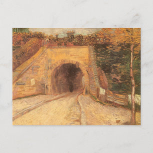 Vincent van Gogh - Onderweg, het viaduct Briefkaart