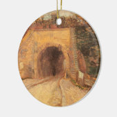 Vincent van Gogh - Onderweg, het viaduct Keramisch Ornament (Links)